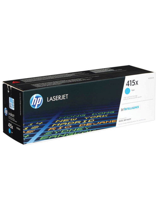 Картридж лазерный HP (W2031X) Color LaserJet M454dn/M479dw и др, №415X, голубой, оригинальный, ресурс 6000 страниц