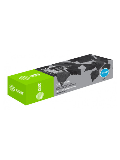 Картридж лазерный CACTUS (CS-CF350A) для HP CLJ M176n/M177fw, черный, ресурс 1300 страниц