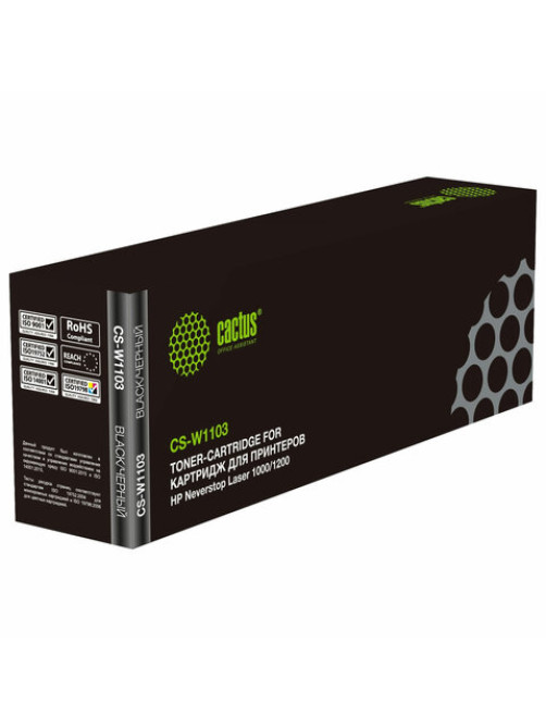 Заправочный комплект CACTUS (CS-W1103) для HP Neverstop Laser 1000/1200, ресурс 2500 страниц