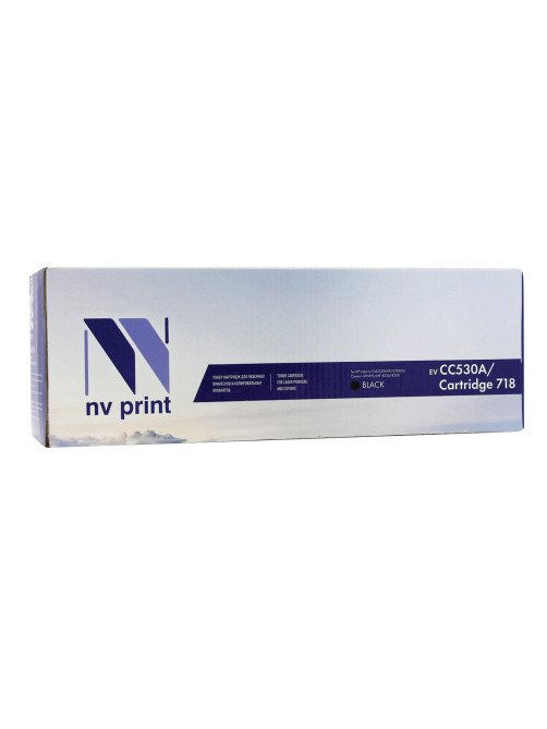 Картридж лазерный NV PRINT (NV-718BK) для CANON LBP7200Cdn/MF8330Cdn/8350Cdn, черный, ресурс 3400 стр., NV-CC530A/718Bk
