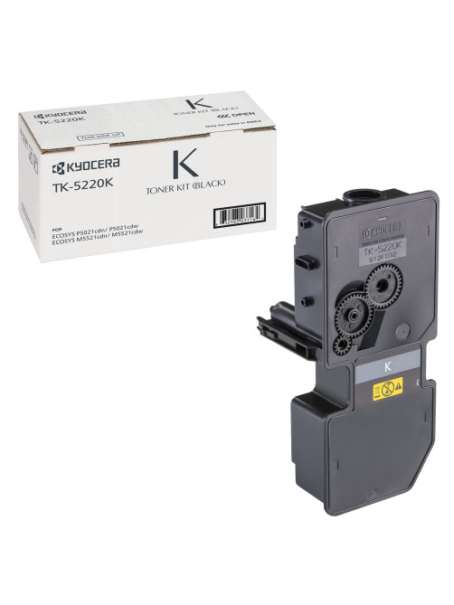 Тонер-картридж KYOCERA (TK-5220K) ECOSYS P5021cdn/cdw/M5521cdn/cdw, черный, ресурс 1200 стр., оригинальный, 1T02R90NL1