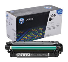Картридж лазерный HP (CE250A) ColorLaserJet CP3525/CM3530, №504A, черный, оригинальный, ресурс 5000 страниц