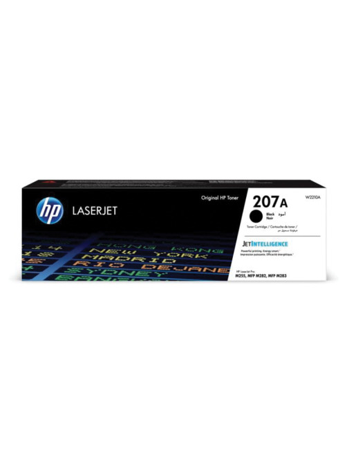 Картридж лазерный HP (W2210A) Color LJ M282/M283/M255, №207A, черный, оригинальный, ресурс 1350 страниц