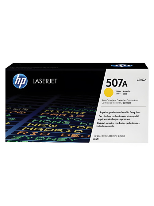 Картридж лазерный HP (CE402A) LaserJet Pro M570dn/M570dw, №507A, желтый, оригинальный, ресурс 6000 страниц