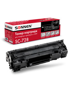 Картридж лазерный SONNEN (SC-728) для CANON MF4410/4430/4450/4570dn/4580dn, ВЫСШЕЕ КАЧЕСТВО, ресурс 2100 стр., 362431