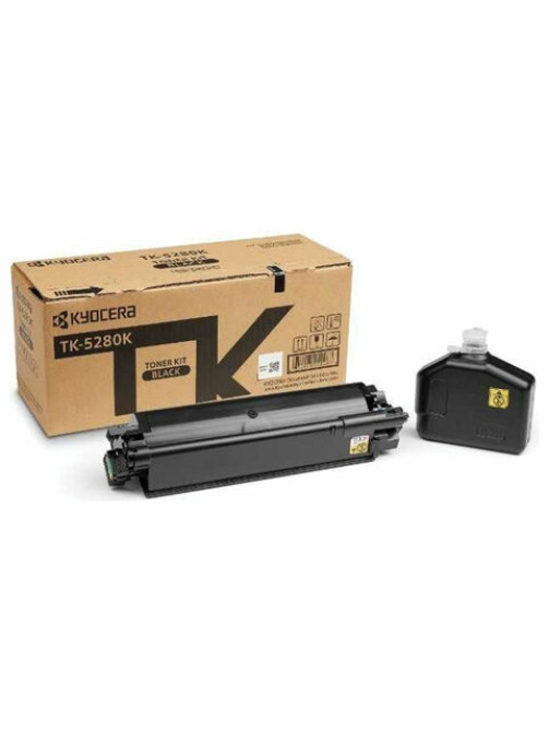 Тонер-картридж KYOCERA (TK-5280K) M6235cidn/M6635cidn/P6235cdn, черный, ресурс 13000 страниц, оригинальный, 1T02TW0NL0
