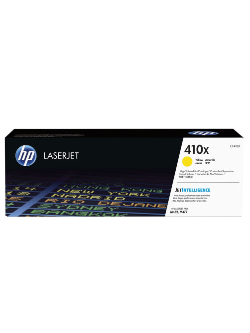 Картридж лазерный HP (CF412X) LaserJet Pro M477/M452, №410X, желтый, оригинальный, 5000 страниц
