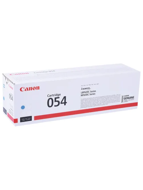 Картридж лазерный CANON (054C) для i-SENSYS LBP621Cw/MF641Cw/645Cx, голубой, ресурс 1200 страниц, оригинальный, 3023C002