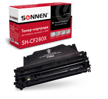 Картридж лазерный SONNEN (SH-CF280X) для HP LaserJet Pro M401/M425, ВЫСШЕЕ КАЧЕСТВО, ресурс 6500 стр., 362438