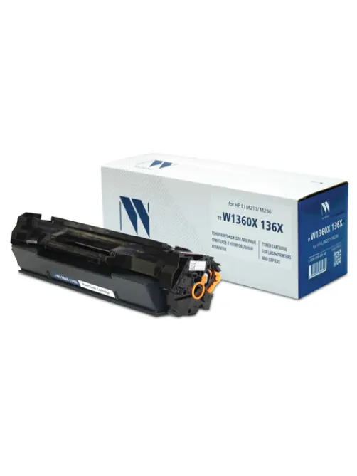 Картридж лазерный NV PRINT (NV-W1360X) для HP LaserJet M211/M236, ресурс 2600 страниц