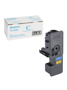 Тонер-картридж KYOCERA (TK-5220C) ECOSYS P5021cdn/cdw/M5521cdn/cdw, голубой, ресурс 1200 стр., оригинальный, 1T02R9CNL1