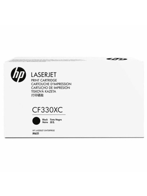 Картридж лазерный HP (CF330X) LaserJet M651n/M651dn/M651xh, №654X, черный, оригинальный, ресурс 20500 страниц