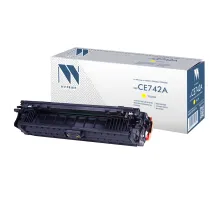 Картридж лазерный NV PRINT (NV-CE742A) для HP CP5220/CP5225/CP5225dn/CP5225n, желтый, ресурс 7300 страниц