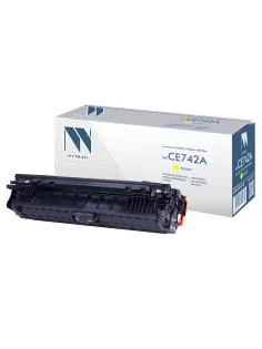 Картридж лазерный NV PRINT (NV-CE742A) для HP CP5220/CP5225/CP5225dn/CP5225n, желтый, ресурс 7300 страниц