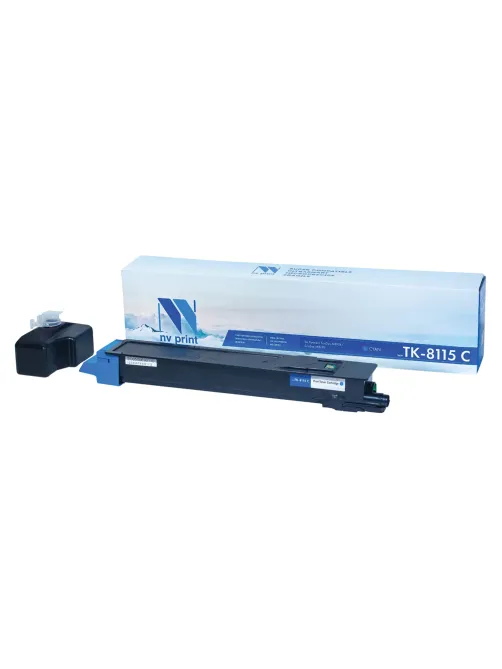 Тонер-картридж NV PRINT (NV-TK8115C) для Kyocera M8124cidn/M8130cidn, голубой, ресурс 6000 страниц, NV-TK8115С