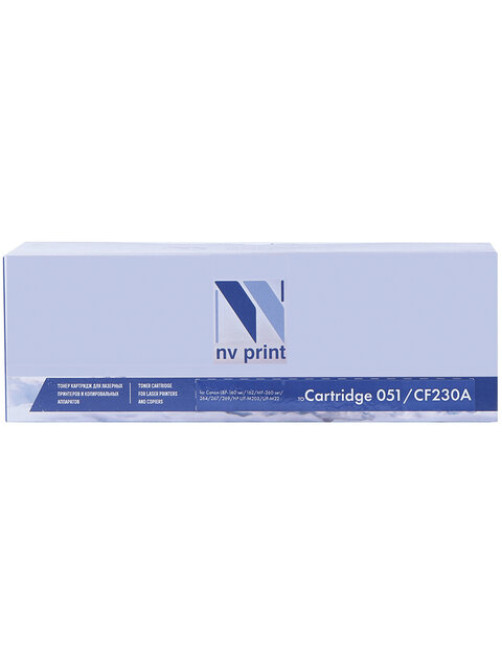 Картридж лазерный NV PRINT(NV-051/CF230A) для Canon LBP-160/MF-260/264/HP LJP M203, ресурс 1700 страниц