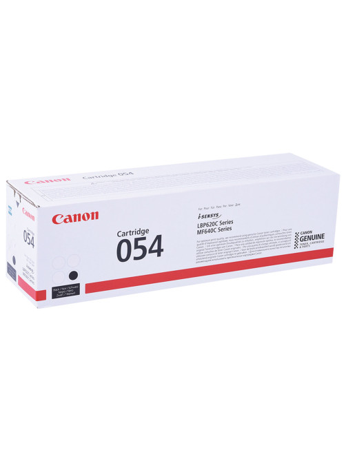 Картридж лазерный CANON (054BK) для i-SENSYS LBP621Cw/MF641Cw/645Cx и другие, черный, ресурс 1500 страниц, оригинальный, 3024C002
