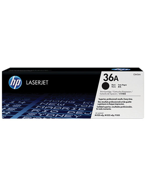 Картридж лазерный HP (CB436A) LaserJet P1505/M1120/M1522, №36А, оригинальный, ресурс 2000 стр.