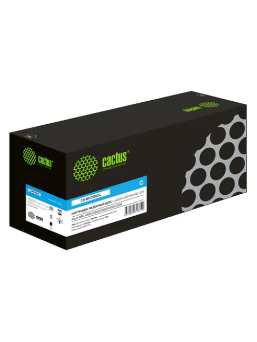 Картридж лазерный CACTUS (CS-MPC6003C) для Ricoh MPC4503/C5503/C6003/C4504 голубой, ресурс 22500 стр.