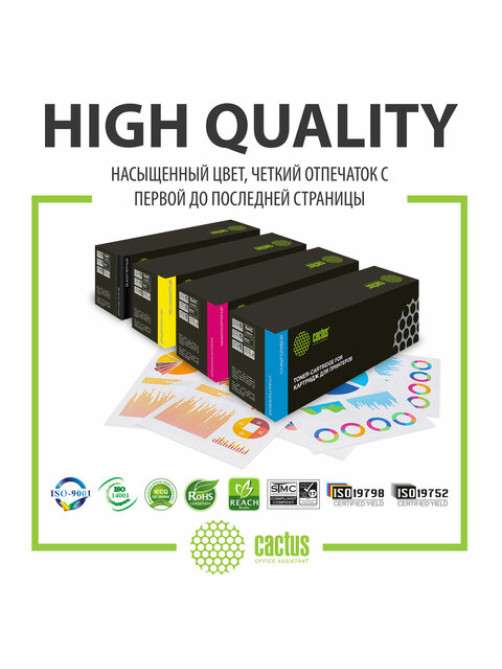 Картридж лазерный CACTUS (CSP-W2412A) для HP Color LaserJet Pro M155/M182nw, желтый, ресурс 850 страниц
