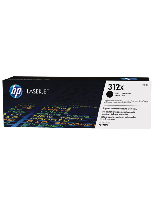 Картридж лазерный HP (CF380X) LaserJet Pro M476dn/476dw/476nw, №312X, черный, оригинальный, ресурс 4400 страниц