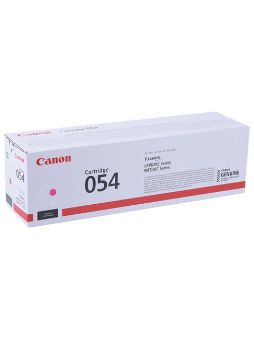 Картридж лазерный CANON (054M) для i-SENSYS LBP621Cw/MF641Cw/645Cx, пурпурный, ресурс 1200 страниц, оригинальный, 3022C002