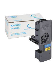 Тонер-картридж KYOCERA (TK-5240C) P5026cdn/w/M5526cdn/w, ресурс 3000 стр., цвет голубой, оригинальный, 1T02R7CNL0