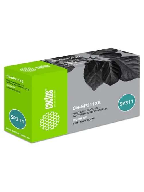 Картридж лазерный CACTUS (CS-SP311XE) для Ricoh SP 311DN/311DNw/325DNw, ресурс 6400 страниц