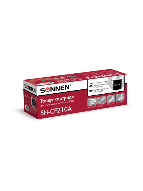 Картридж лазерный SONNEN (SH-CF210A) для HP LJ Pro M276 ВЫСШЕЕ КАЧЕСТВО, черный, 1600 страниц, 363958