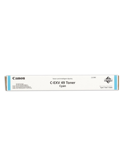 Тонер CANON (C-EXV49C) для Canon IR C3320/C3320i/C3325i/C3330i/C3500, голубой, ресурс 19000 страниц, оригинальный, 8525B002