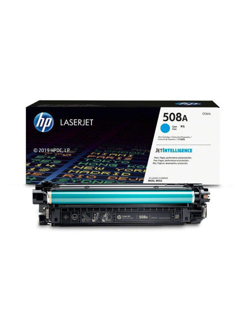 Картридж лазерный HP (CF361A) LaserJet Pro M552/M553, №508A, голубой, оригинальный, ресурс 5000 страниц