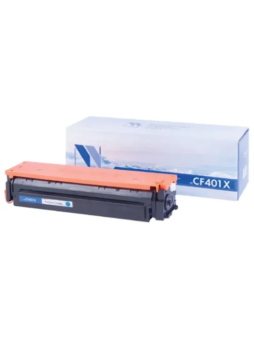 Картридж лазерный NV PRINT (NV-CF401X) для HP M252dw/M252n/M274n/M277dw/M277n, голубой, ресурс 2300 страниц