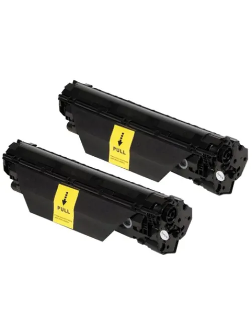 Картридж лазерный CACTUS (CS-CE285AD) для HP LaserJet P1102/M1212, КОМПЛЕКТ 2 шт., ресурс 2х1600 страниц