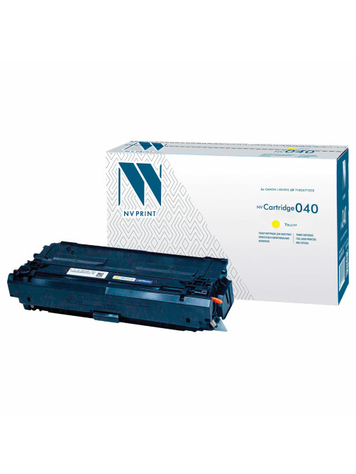 Картридж лазерный NV PRINT (NV-040Y) для Canon i-SENSYS LBP 710Cx/712Cx, желтый, ресурс 5400 страниц