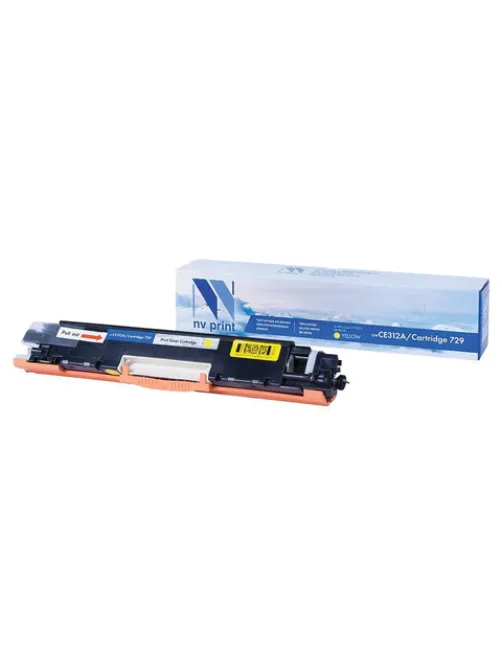 Картридж лазерный NV PRINT (NV-CE312A/729Y) для HP M175nw/CP1025nw/CANON LBP7010C, желтый, ресурс 1000 страниц
