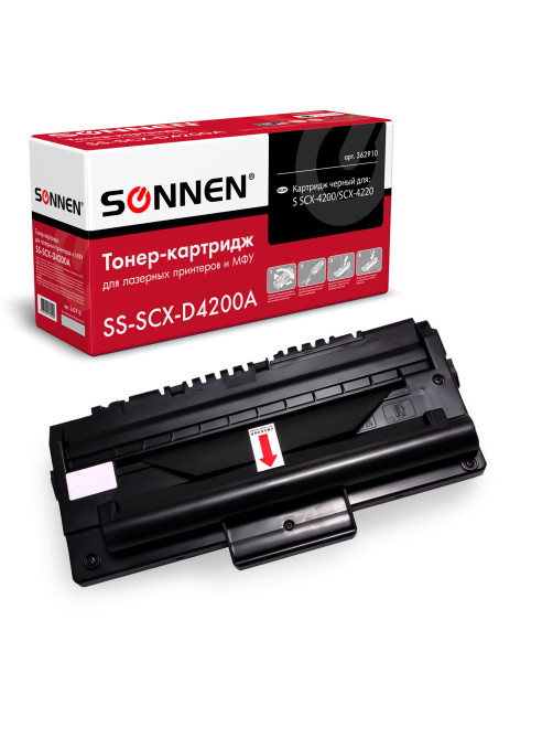 Картридж лазерный SONNEN (SS-SCX-D4200A) для SAMSUNG SCX-4200/4220, ВЫСШЕЕ КАЧЕСТВО, ресурс 2500 стр., 362910