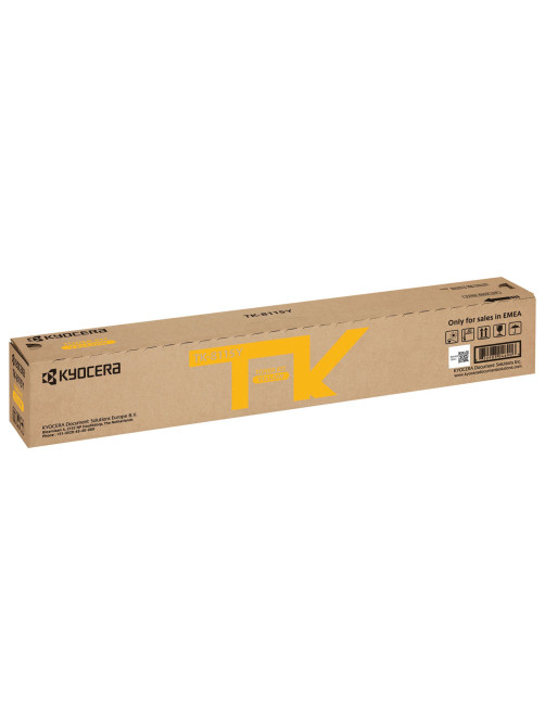 Тонер-картридж KYOCERA (TK-8115Y) M8124cidn/M8130cidn, желтый, ресурс 6000 стр., оригинальный, 1T02P3ANL0