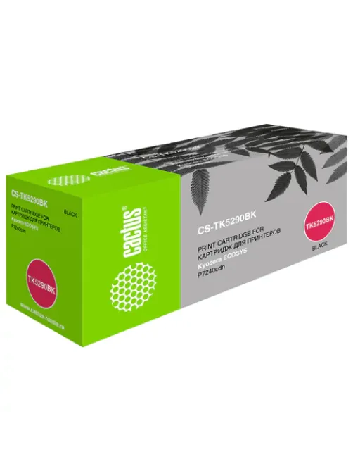 Картридж лазерный CACTUS (CS-TK5290BK) для Kyocera Ecosys P7240cdn, черный, ресурс 17000 страниц