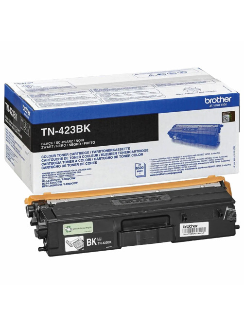 Картридж лазерный BROTHER (TN423BK) HLL8260CDW/DCPL8410CDW/MFCL8690CDW, черный, оригинальный, ресурс 6500 страниц