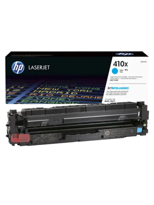 Картридж лазерный HP (CF411X) LaserJet Pro M477/M452, №410X, голубой, оригинальный, 5000 страниц