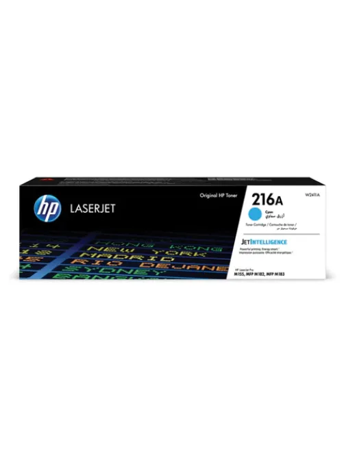 Картридж лазерный HP (W2411A) Color LaserJet M182n/M183fw, №216A, голубой, оригинальный, ресурс 850 страниц