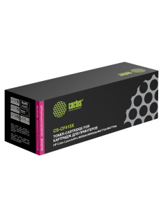 Картридж лазерный CACTUS (CS-CF413X) для HP LaserJet Pro M477fdn/fdw/M452dn/nw, пурпурный, ресурс 5000 стр.
