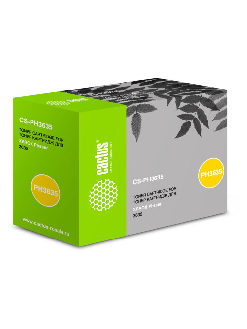 Картридж лазерный CACTUS (CS-PH3635) для XEROX Phaser 3635MFP/3635MFPW, ресурс 10000 стр.
