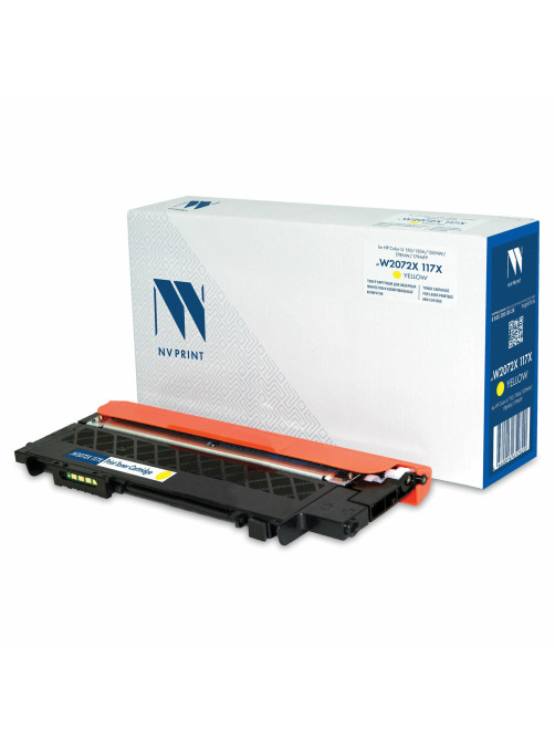 Картридж лазерный NV PRINT (NV-W2072X) для HP Color LJ 150a/150nw/178nw, желтый, ресурс 1500 страниц