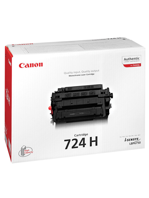 Картридж лазерный CANON (724H) i-SENSYS MF512X/MF515X, ресурс 12500 страниц, оригинальный, 3482B002