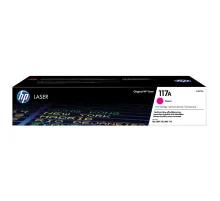 Картридж лазерный HP (W2073A) для HP Color Laser 150a/nw/178nw/fnw, №117A, пурпурный, оригинальный, ресурс 700 страниц