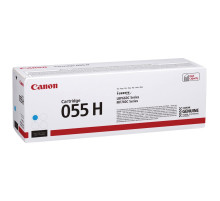 Картридж лазерный CANON (055HC) для LBP663/664/MF742/744/746, голубой, оригинальный, ресурс 5900 страниц, 3019C002