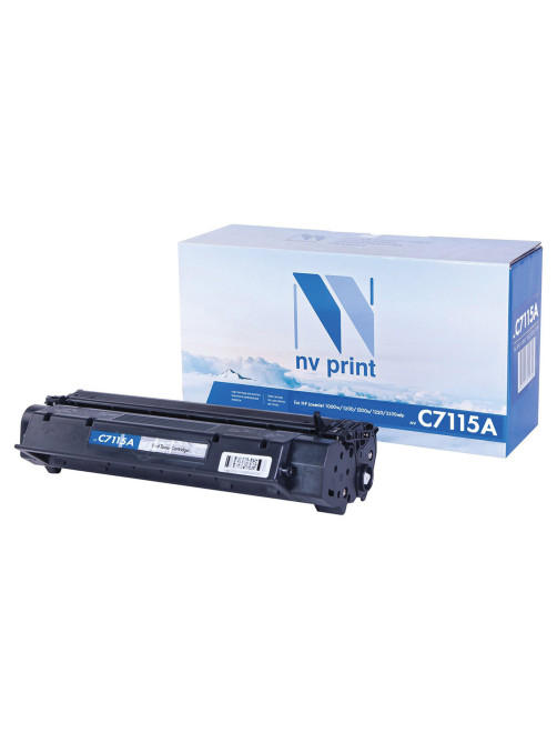 Картридж лазерный NV PRINT (NV-C7115A) для HP LJ 1000w/1005w/1200/1220, ресурс 2500 страниц