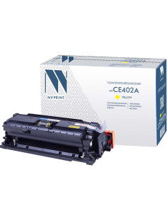 Картридж лазерный NV PRINT (NV-CE402A) для HP LaserJet Pro M570dn/M570dw, желтый, ресурс 6000 стр.