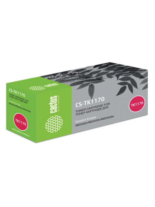 Тонер-картридж CACTUS (CS-TK1170) для KYOCERA M2040dn/M2540dn/M2640idw, ресурс 7200 стр.